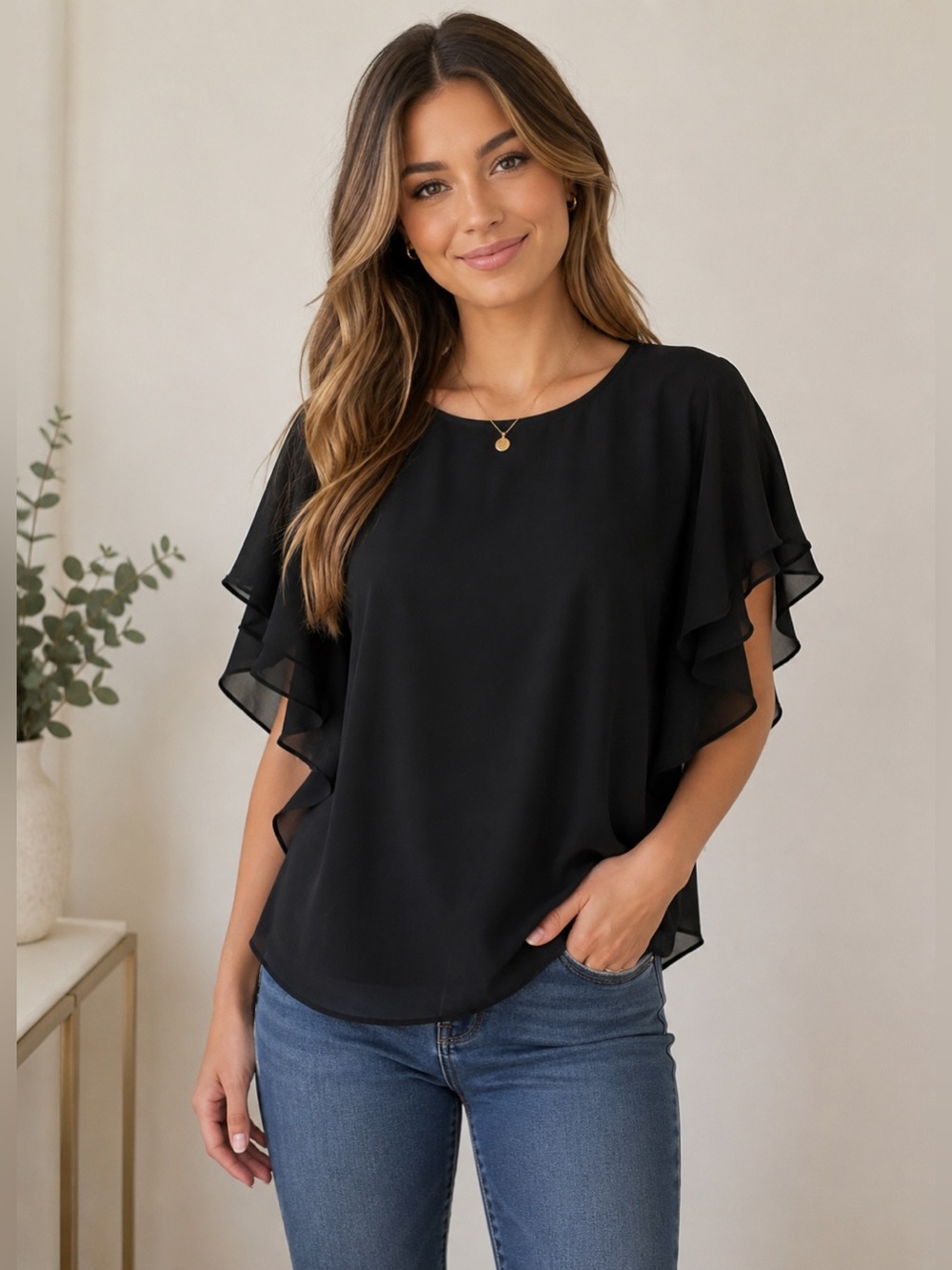 ✨Gianni Bini Flowy Blouse✨
